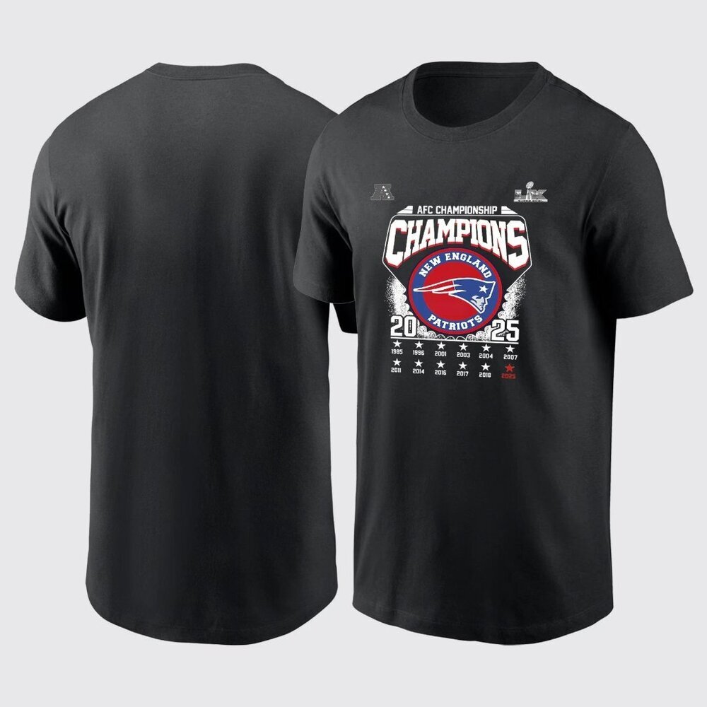 AFC Championship 2025 New England Patriots T Shirt 91